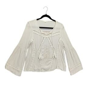 Coco + Jameson Women's Blouse Size Small Flared Long Sleeve Gypsy  Hippie VNT